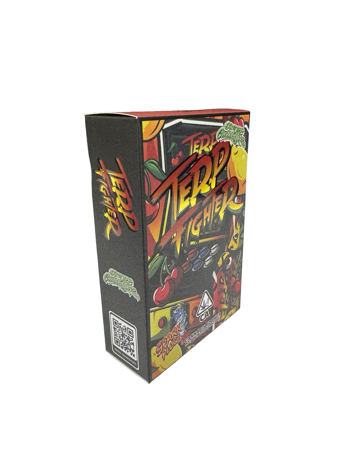 Terp Fighter 3.5g Mylar Bags & Boxes Spark Plugz