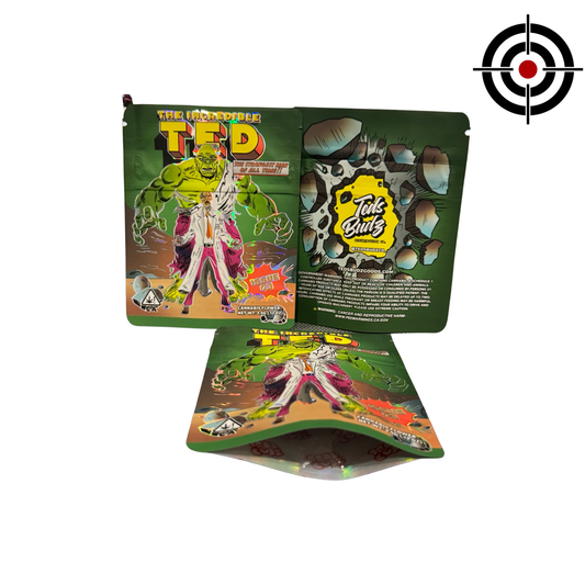 The Incredible TED Issue 3 Mylar Bags 3.5g Teds Budz