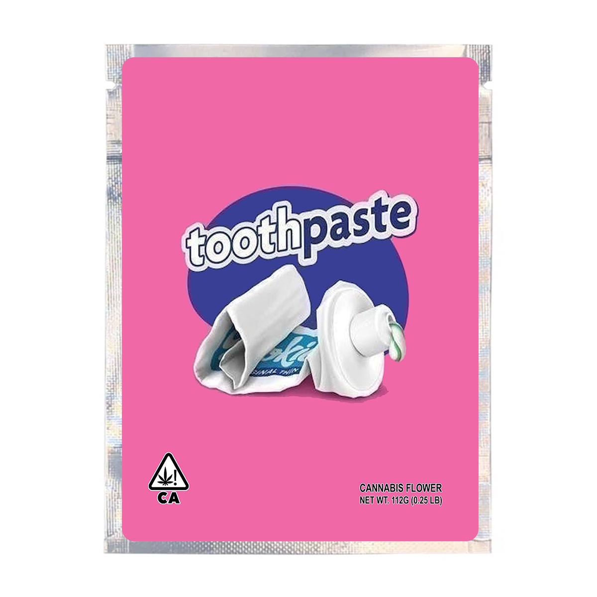 Toothpaste 112g Mylar Bags Cookies