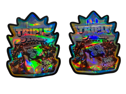 Triple Stack Mylar Bags 3.5g Trap Candy