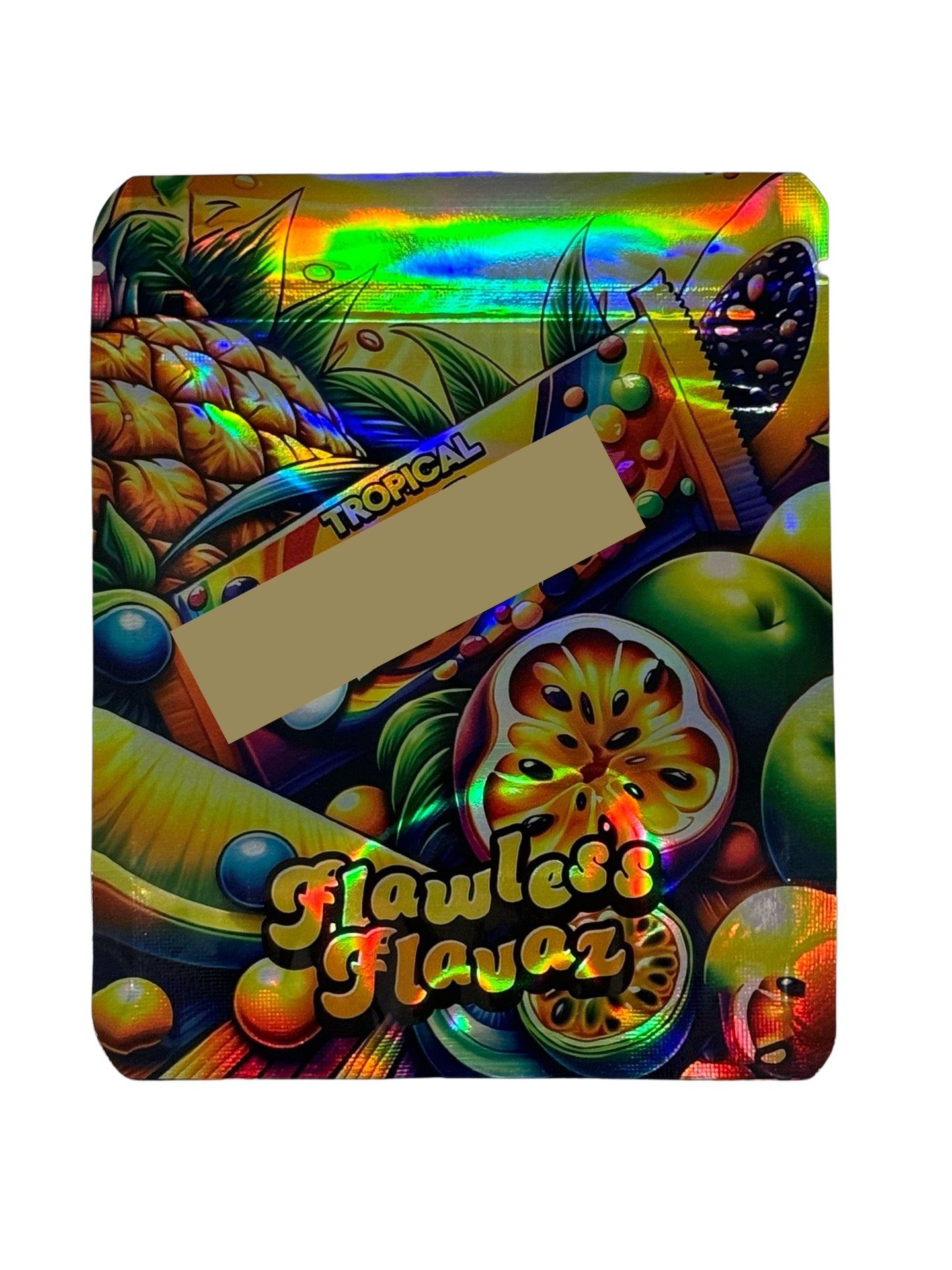 Tropical Zkittlez Mylar Bags 3.5g Flawless Flavaz