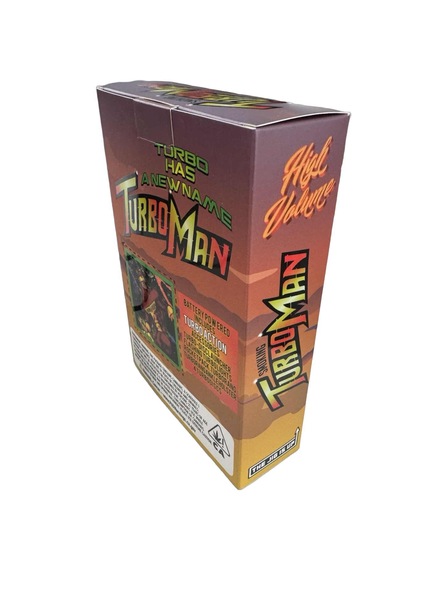 Turbo Man 3.5g Mylar Bags & Boxes High Volume