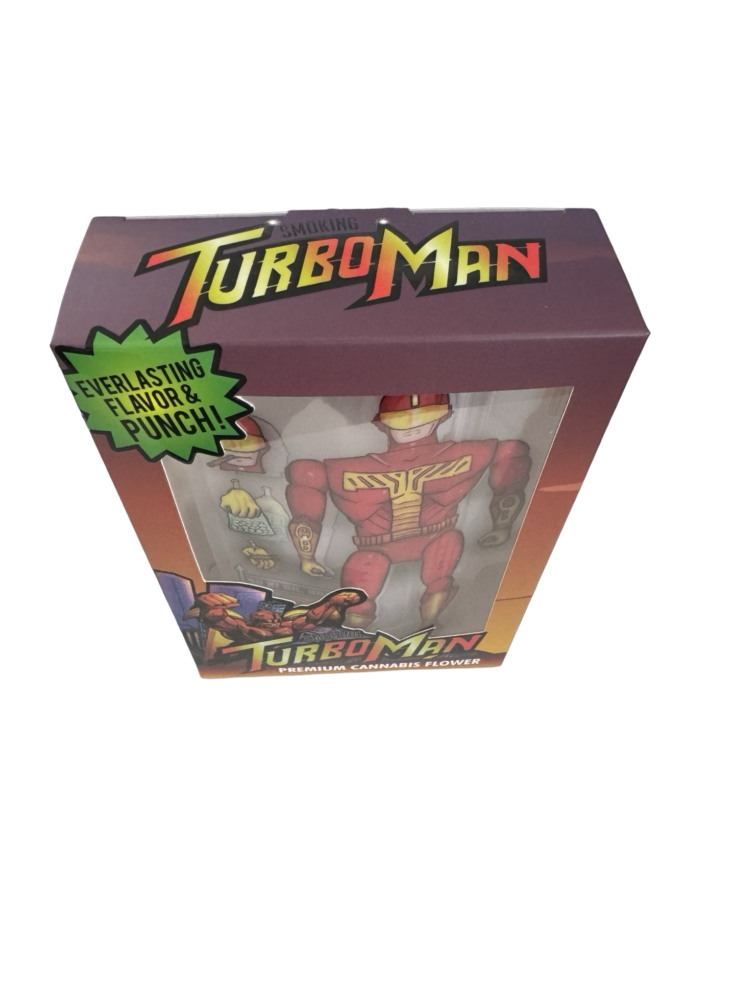 Turbo Man 3.5g Mylar Bags & Boxes High Volume
