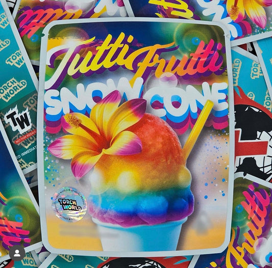 Tutti Frutti Snow Cone 3.5g Mylar Bags Sprinklez Torch World