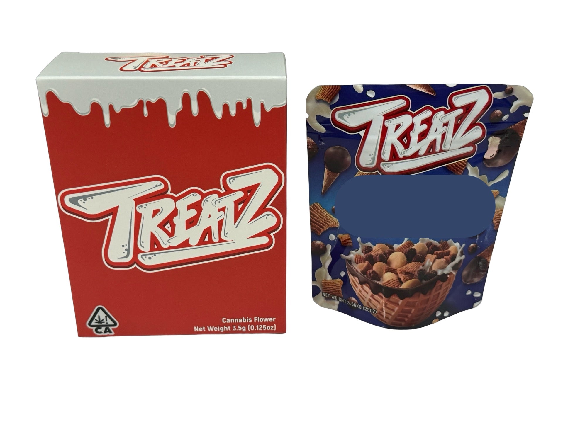 Vanilla Zrumstick 3.5g Mylar Bags & Boxes Treatz