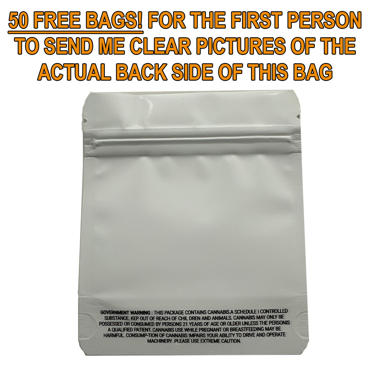 Frozen Marshmallow Mylar Bags 3.5g Fanta