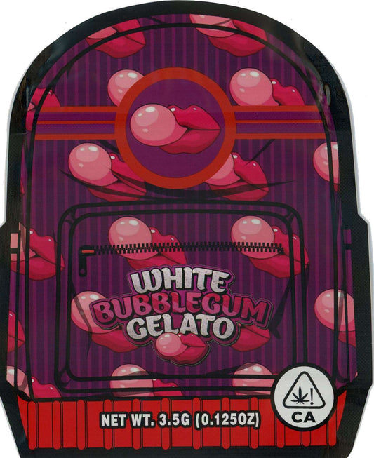 Backpack Boyz Mylar Bags 3.5g - White Bubblegum Gelato
