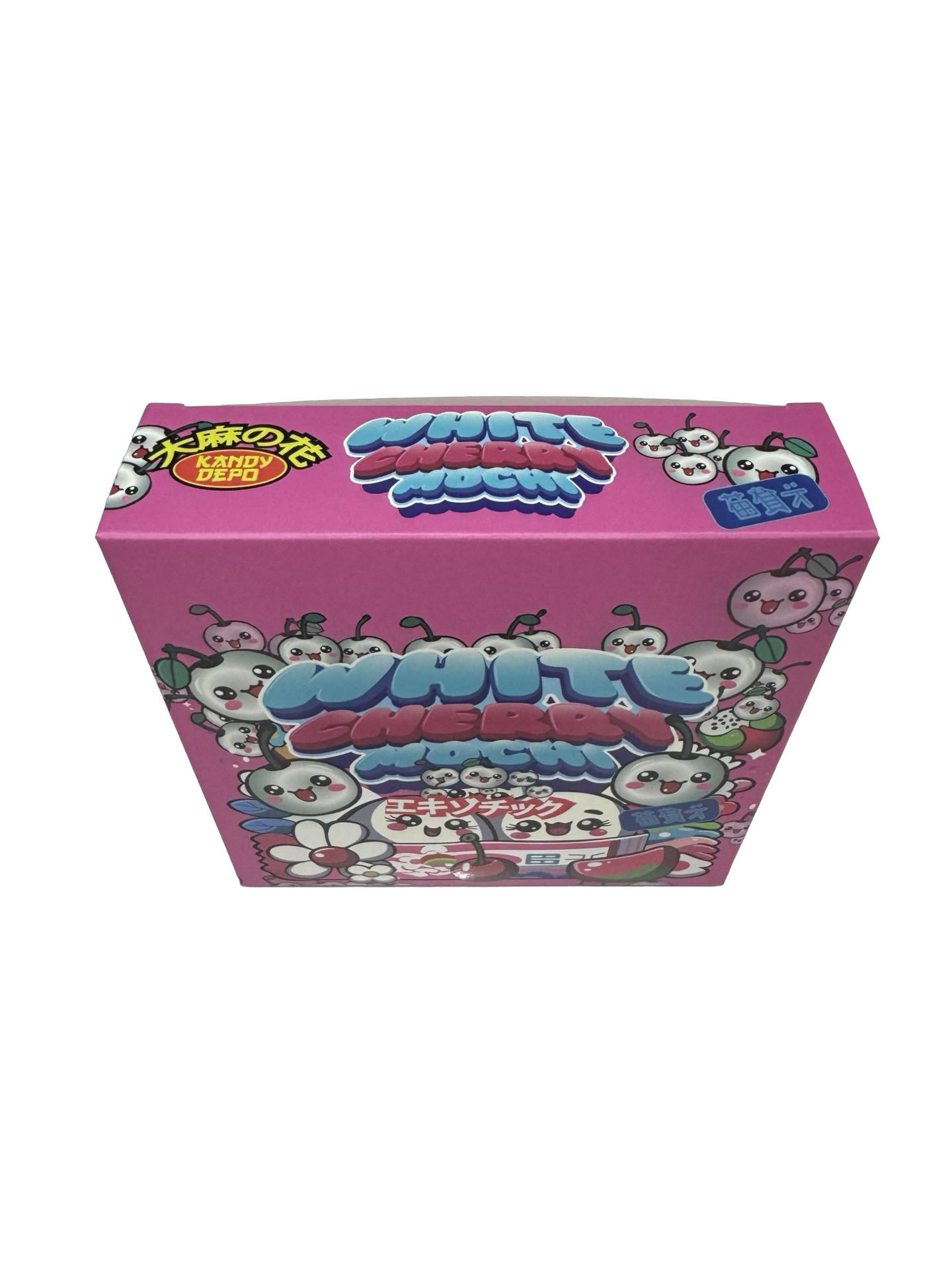 White Cherry Mochi 3.5g Mylar Bags & Boxes Kandy Depot