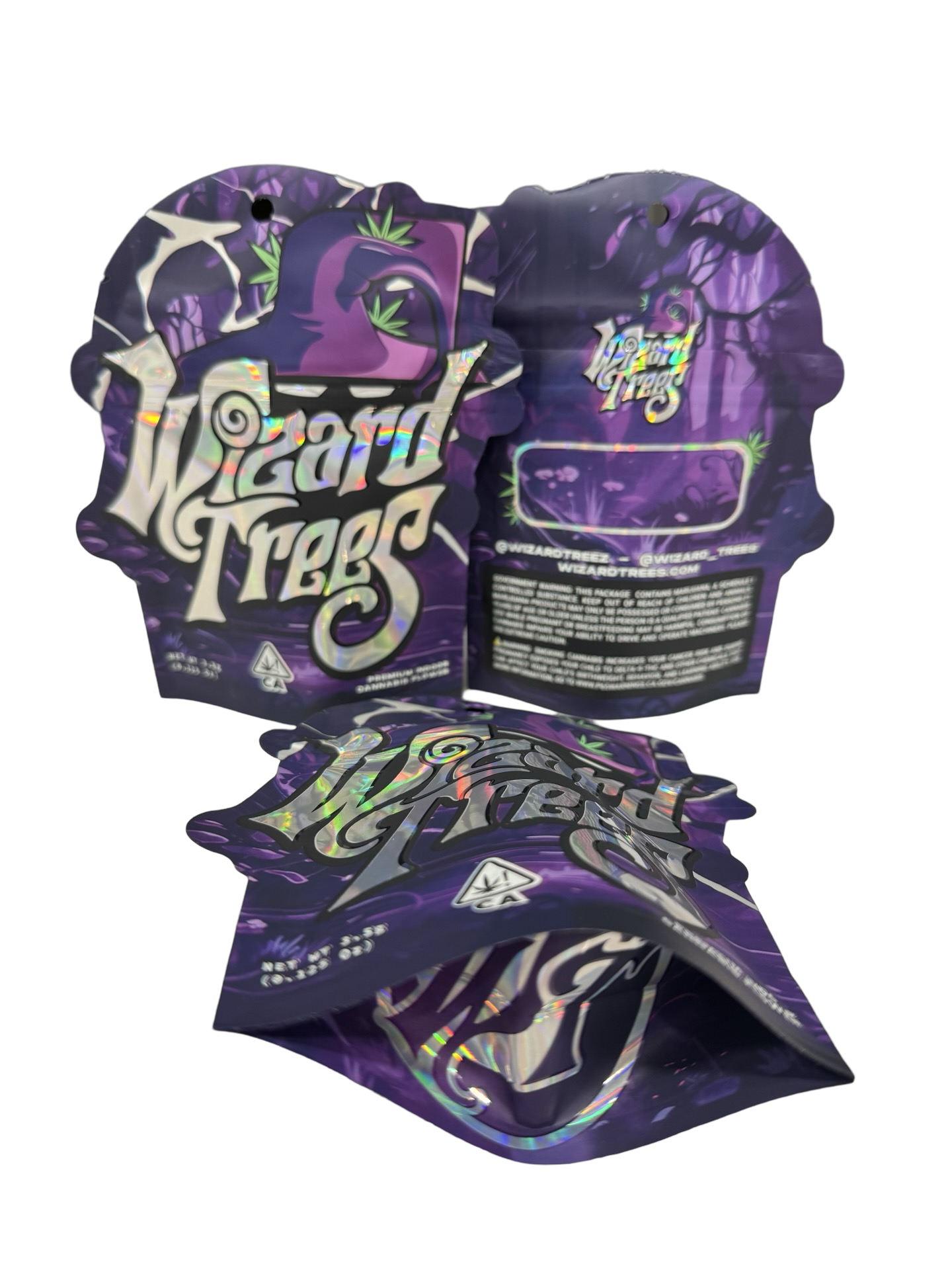 Wizard Trees Mylar Bags 3.5g Wizard Trees