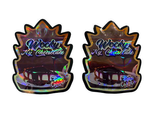 Wocky New York Cheesecake Mylar Bags 3.5g Trap Candy