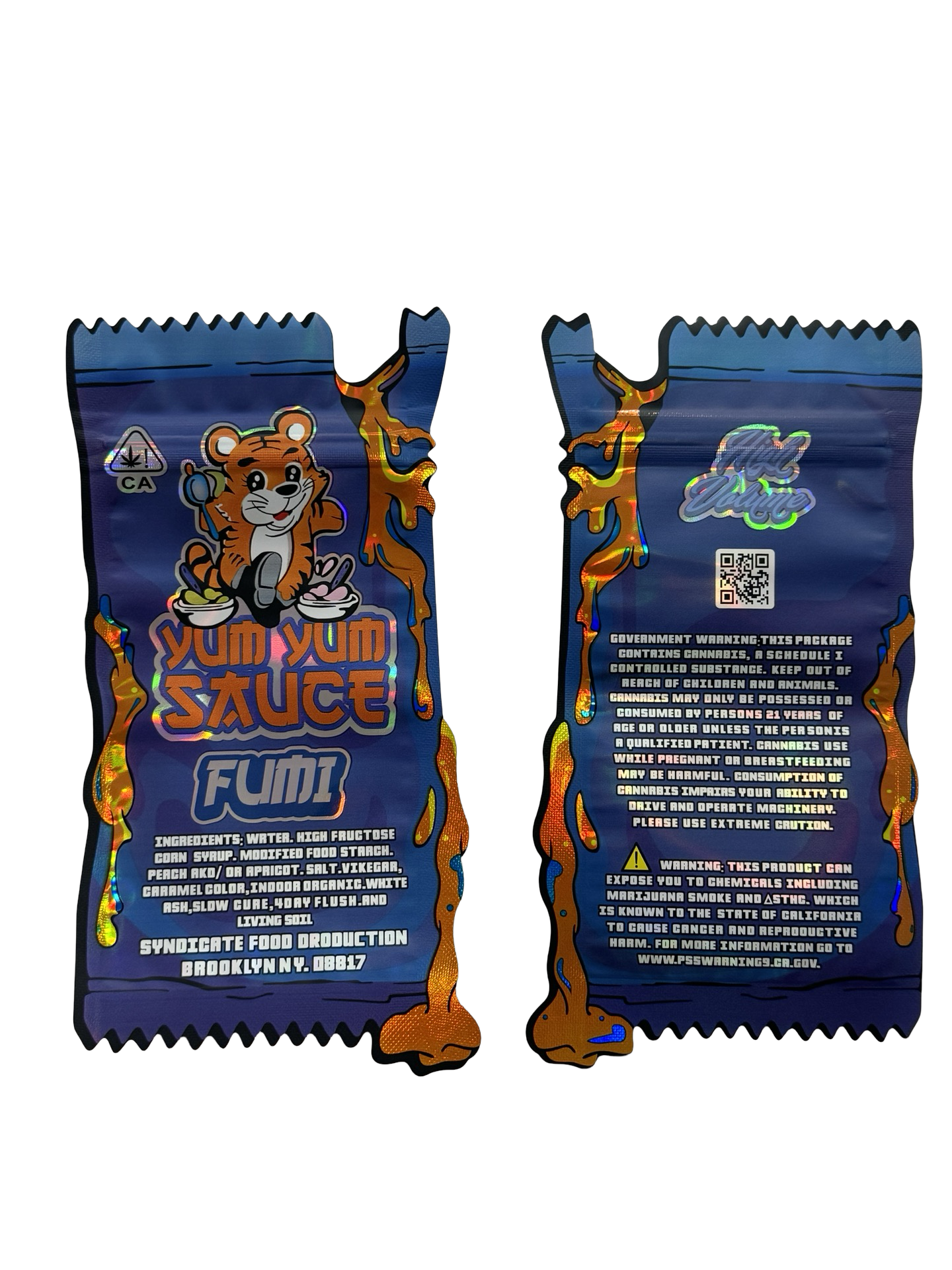 Yum Yum Sauce Mylar Bags 3.5g Fumi