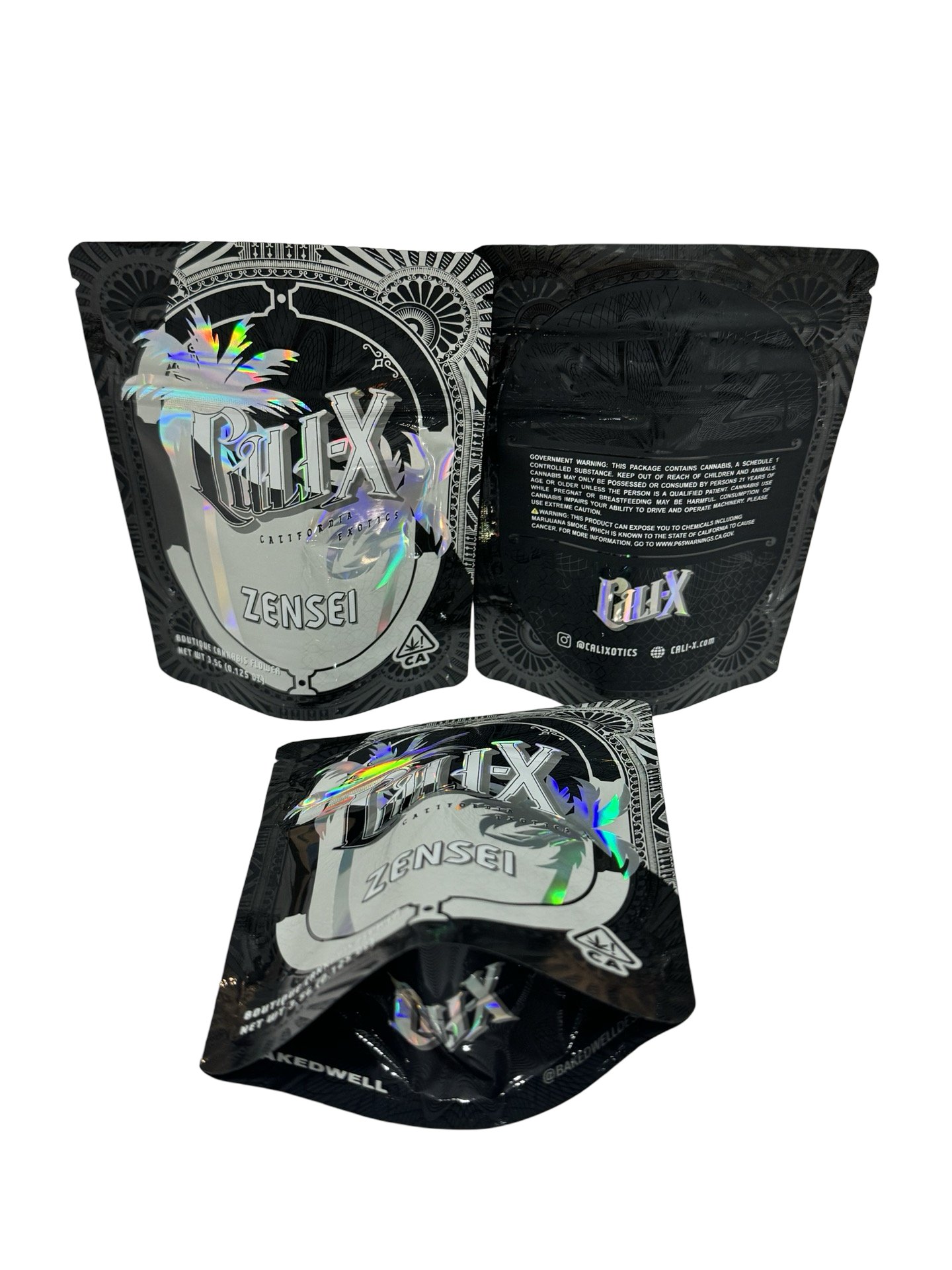 Zensei Mylar Bags 3.5g Cali-X