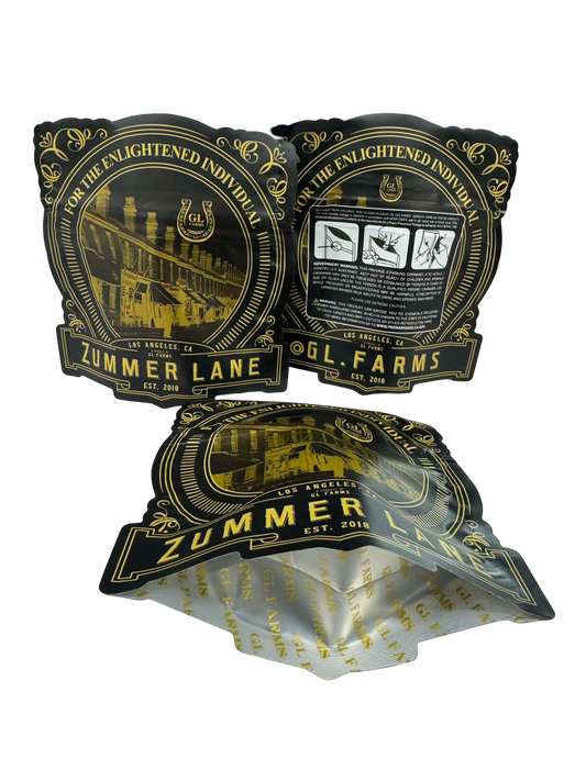 Zummer Lane Mylar Bags 3.5g GL Farms