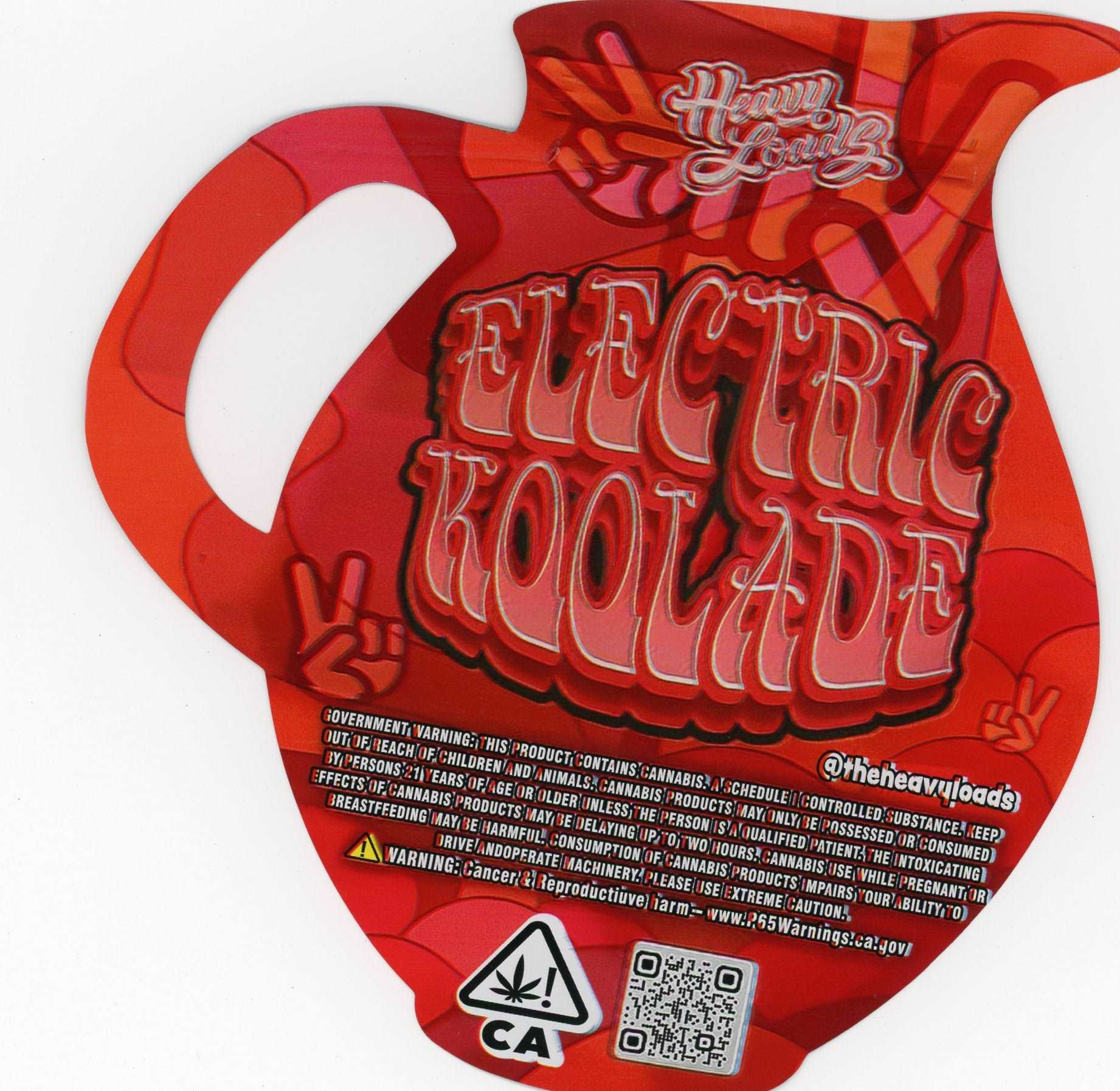 Heavy Loads Mylar Bags 3.5g - Electric Koolade