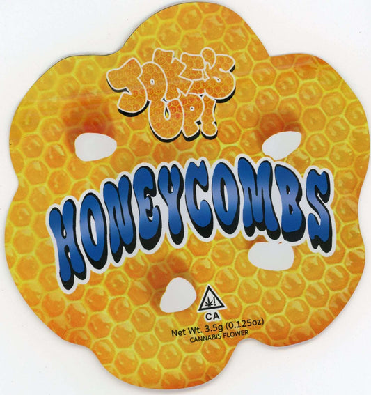 Joke's Up Mylar Bags 3.5g - Honeycombs
